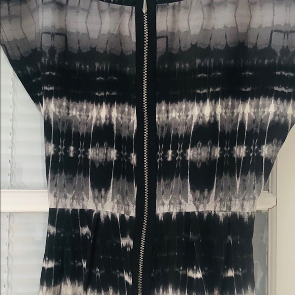 BE BOP - SZ M BLK/WHT DRESS W/ POCKETS ZIP UP BACK - Picture 4 of 7